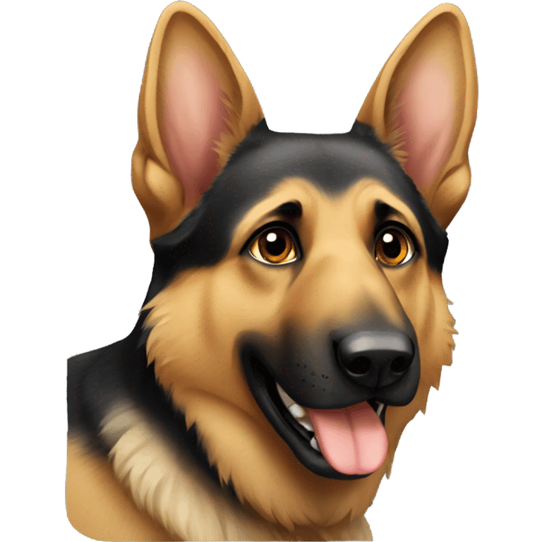 German shepherd  emoji