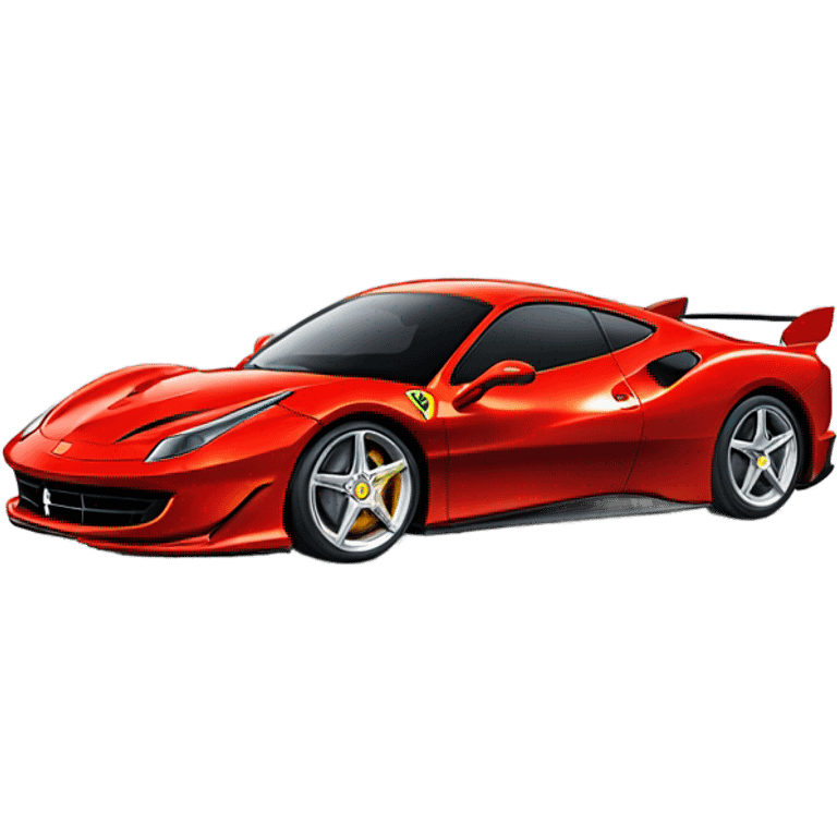 Ferrari racing car emoji