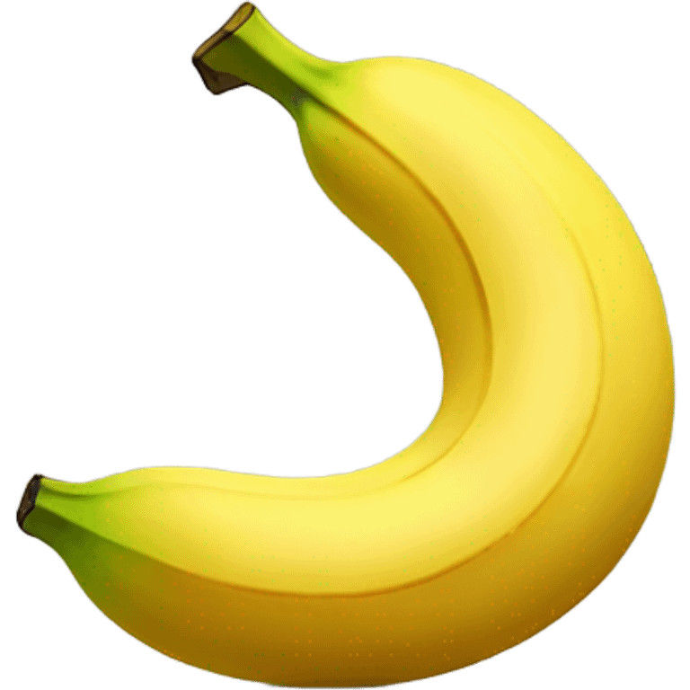 Small single  banana next to a large banana emoji