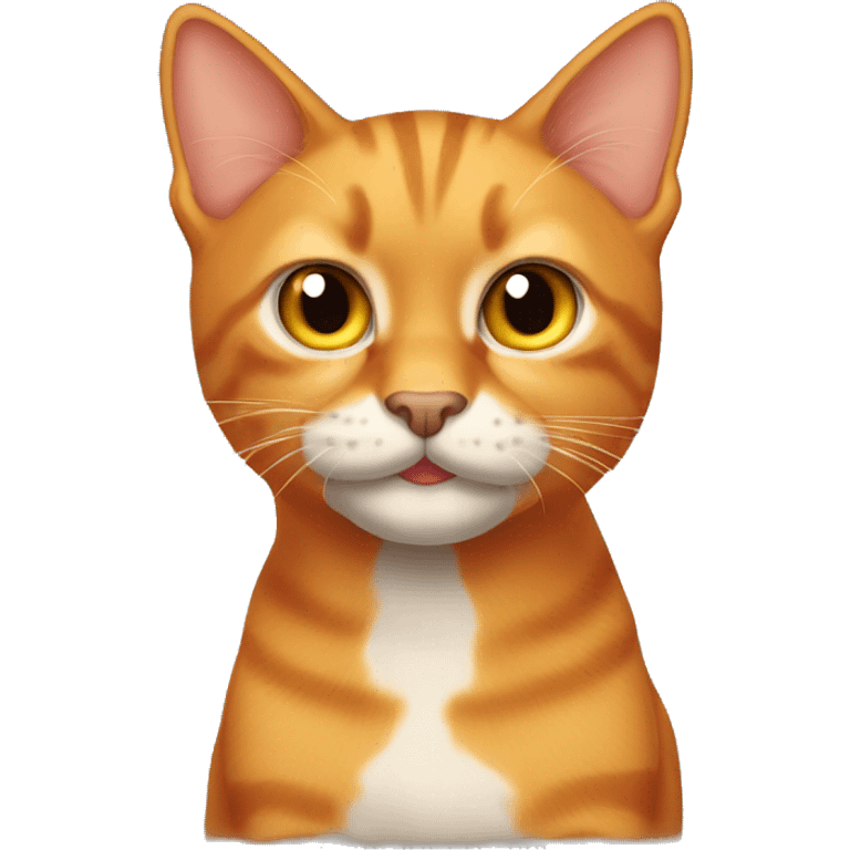 Buffed orange tabby cat emoji