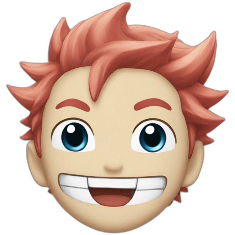 Natsu dragneel face emoji