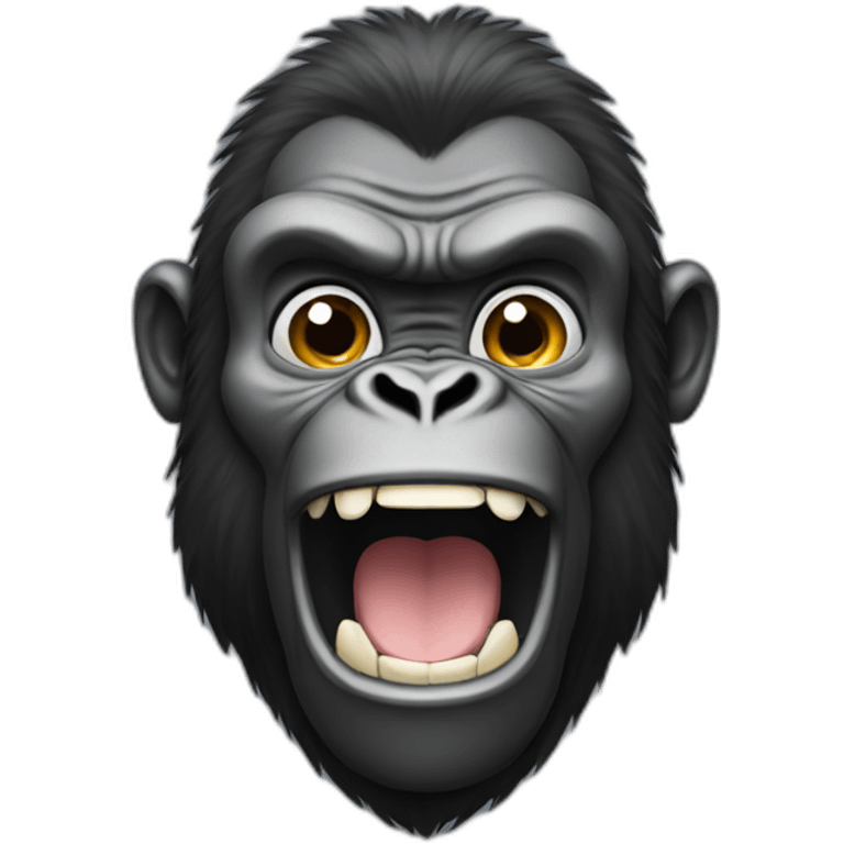 cartoon gorilla win emoji