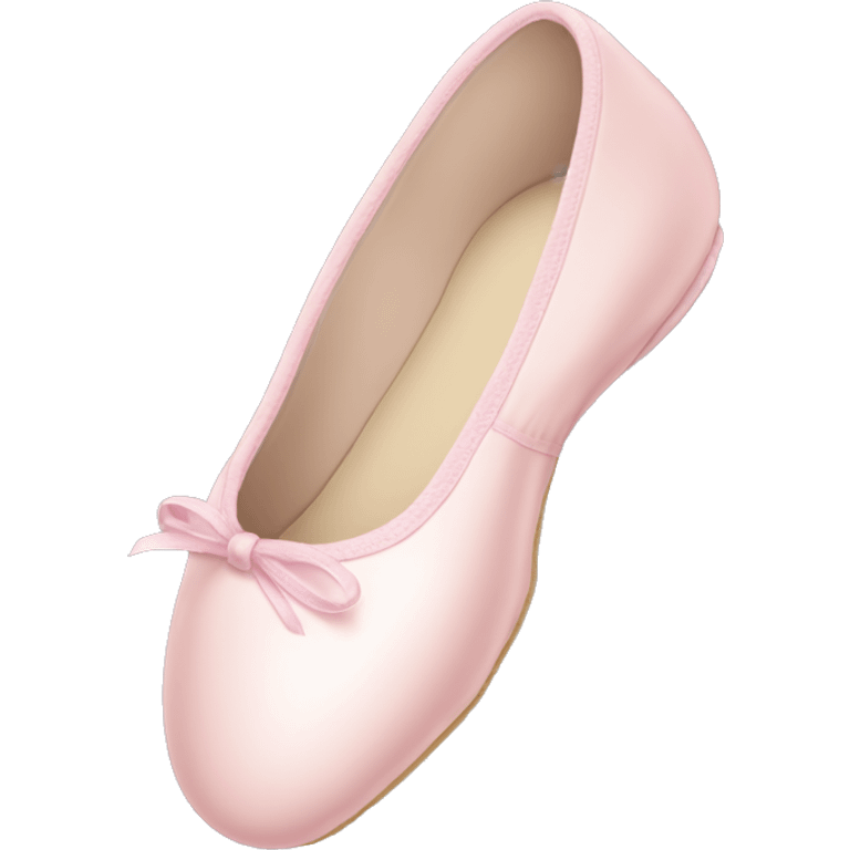 Pale pink ballet shoes emoji