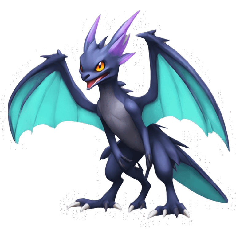 Cool Nargacuga-Noivern-Pokémon Full Body emoji