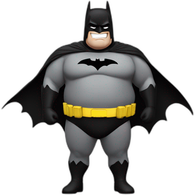 Fat batman emoji