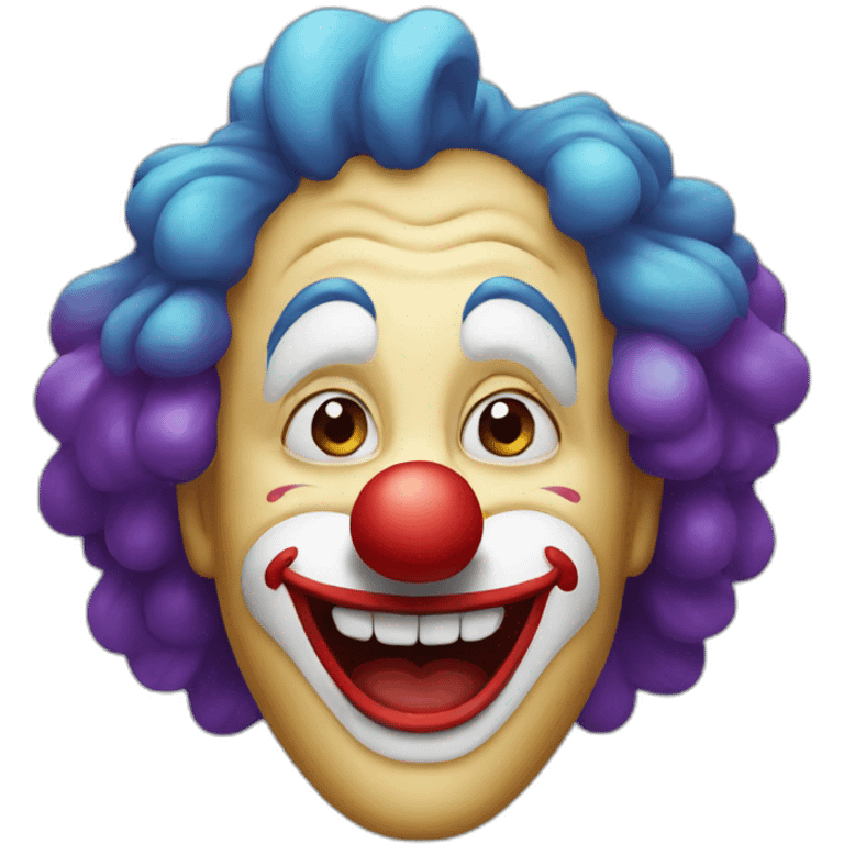 clown face emoji