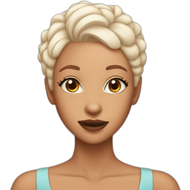 Doja Cat no hair emoji