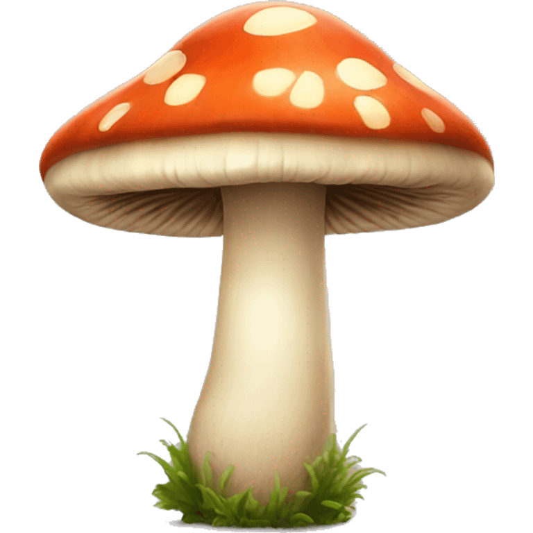 Thunderous mushroom emoji