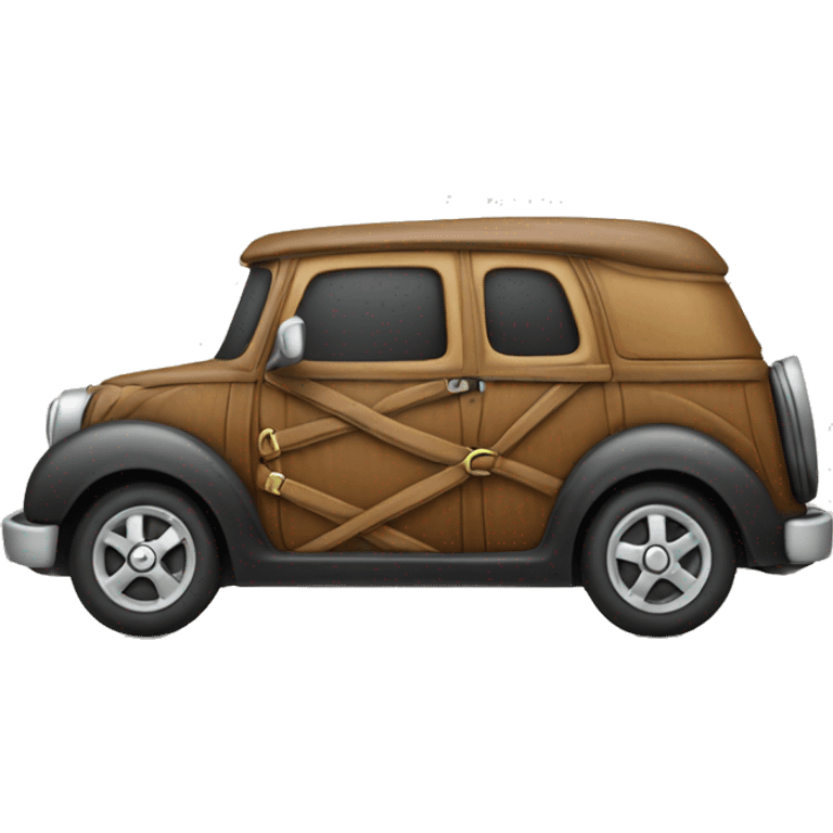 Car wearing lederhosen  emoji