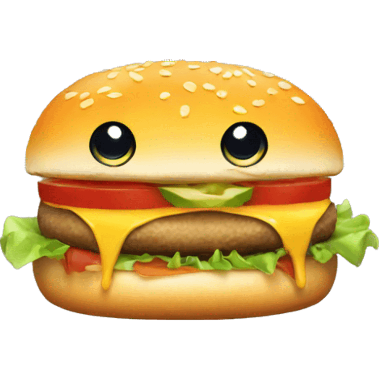 ANGRY cheeseburger emoji