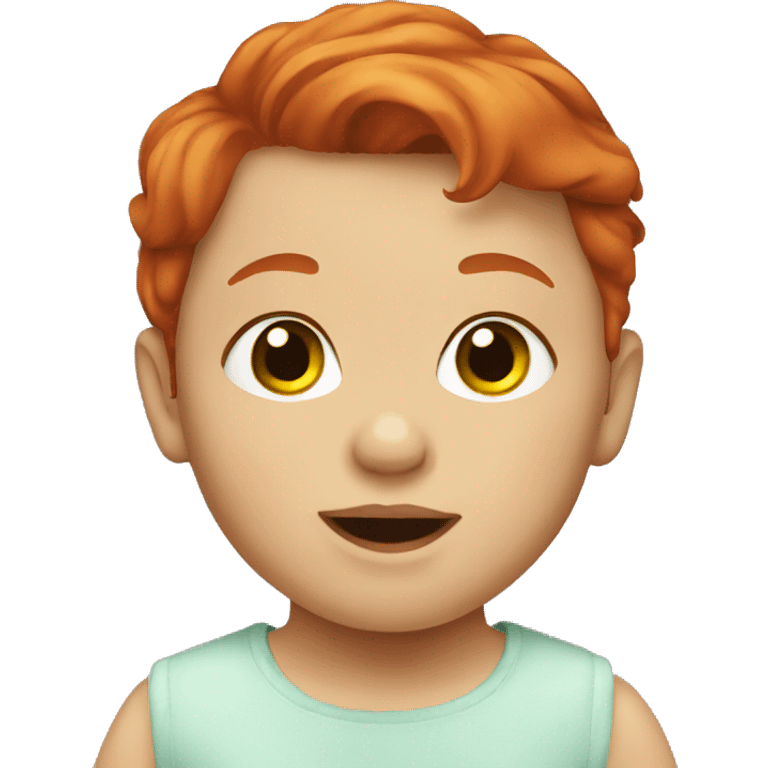 redhead baby  emoji