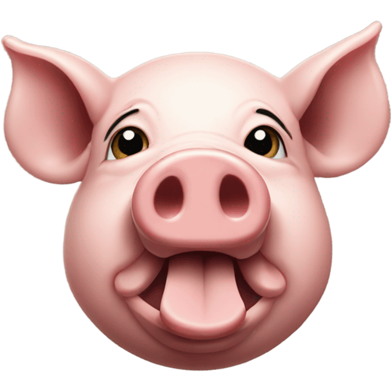 pig head dollar emoji