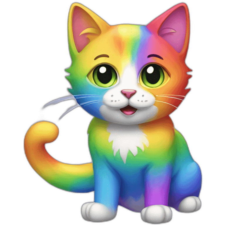 gaming-rainbow-cat emoji