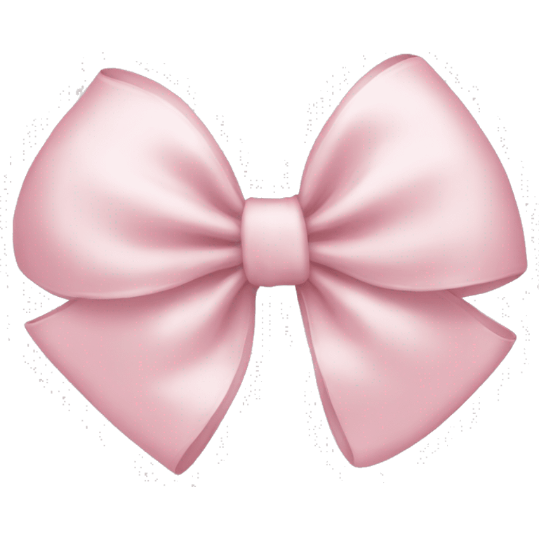 Light pink bow emoji