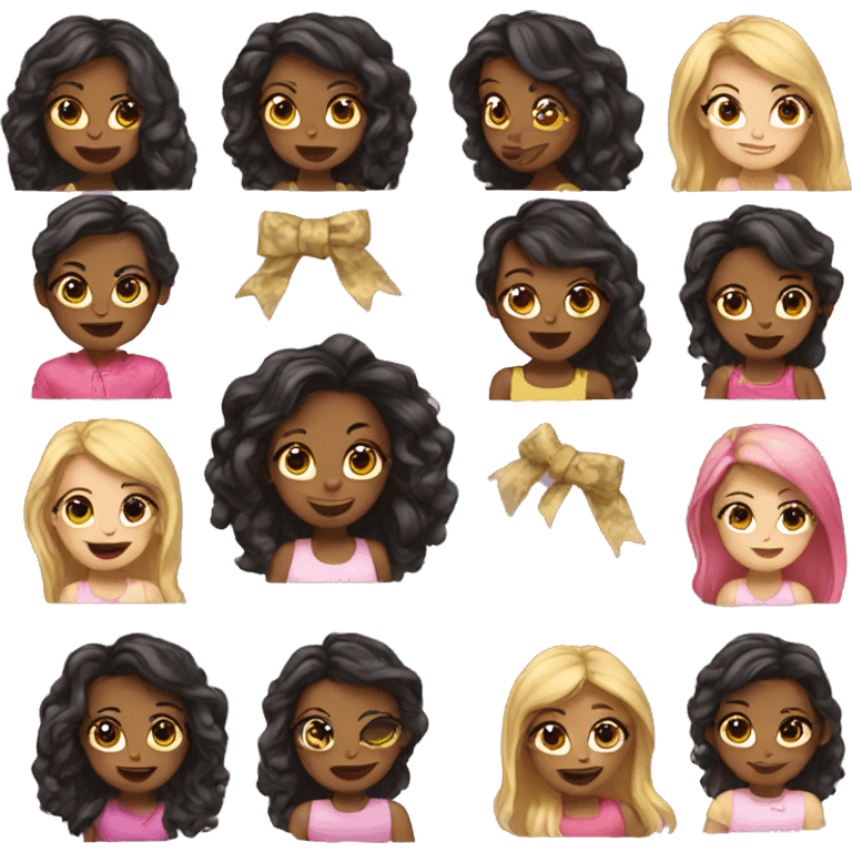 Girly emojis emoji