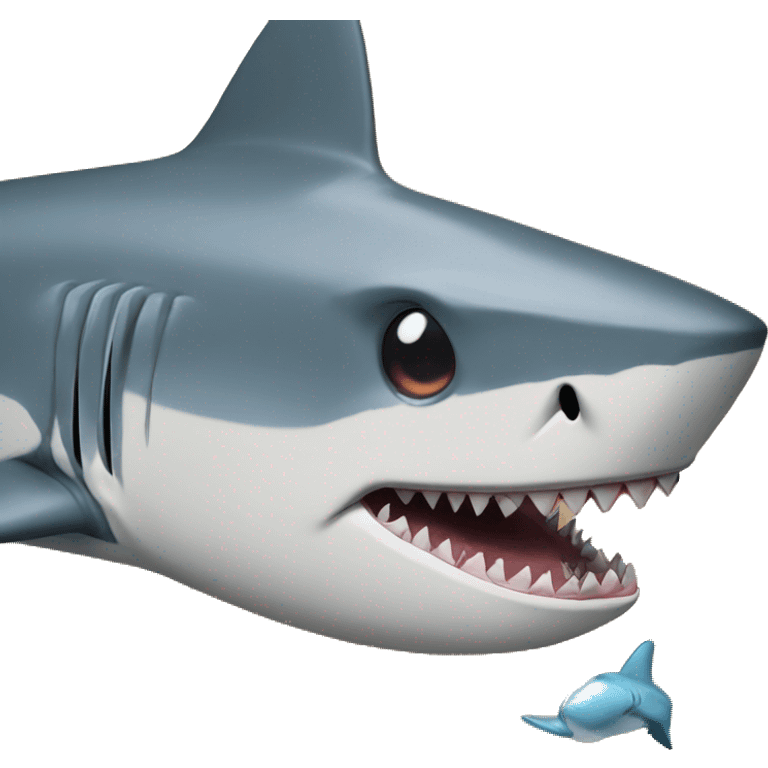 broken animatronic shark emoji