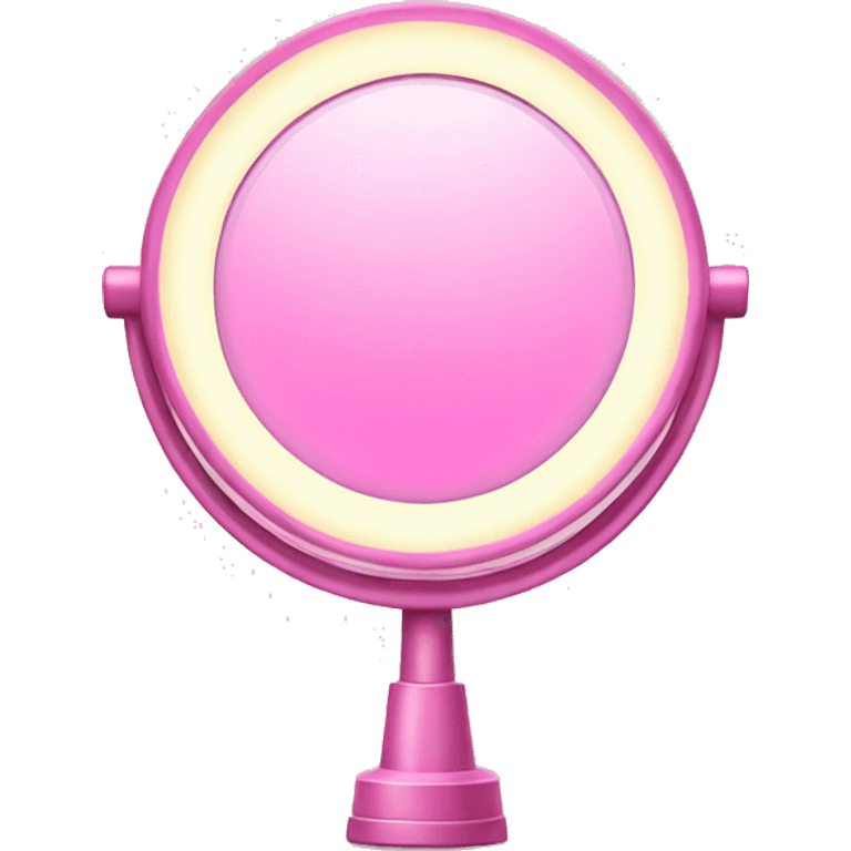 Pink stage light mirror  emoji