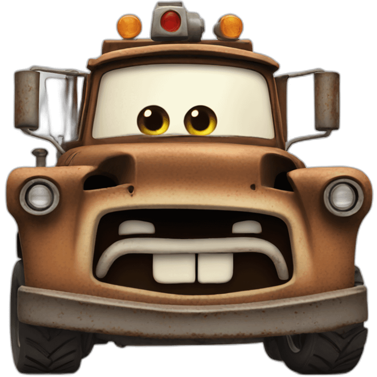 Tow Mater cars emoji