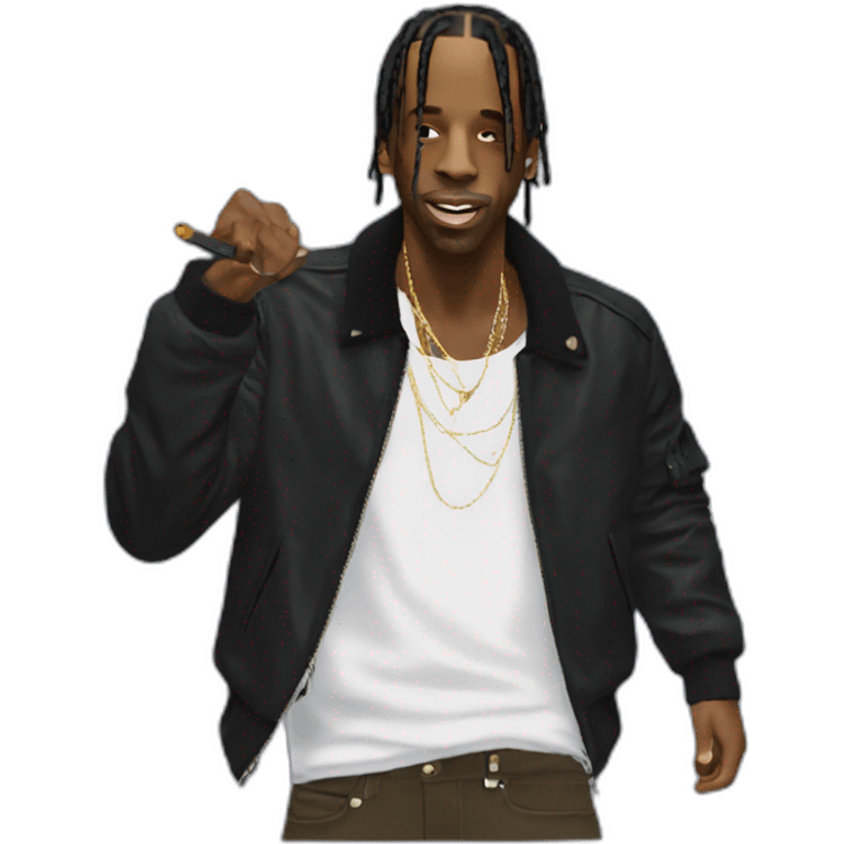 Travis scott in live emoji