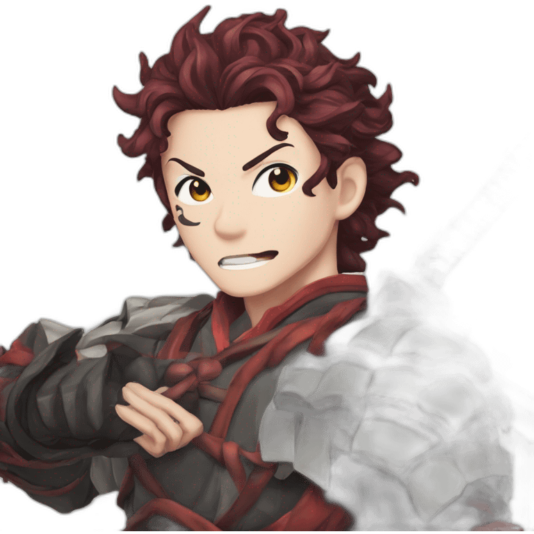 Tanjiro Kamado Demon SLayer emoji