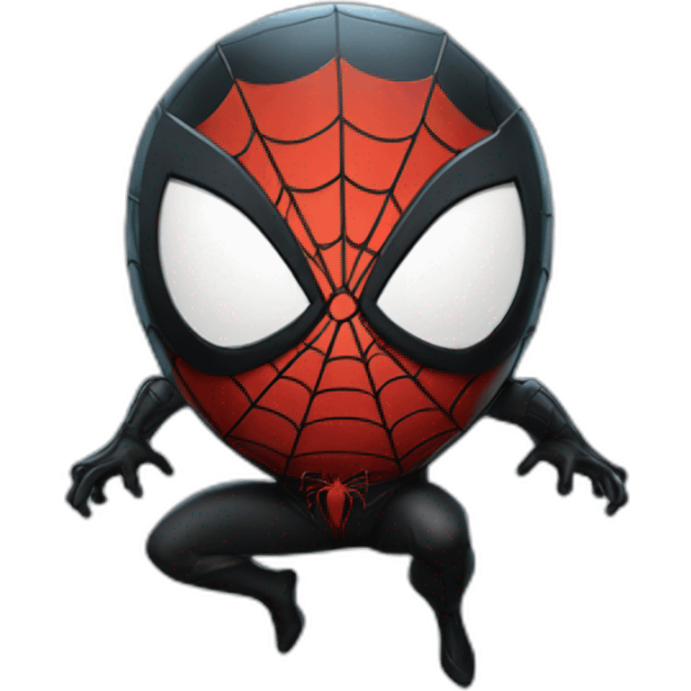 black suit spider-man emoji