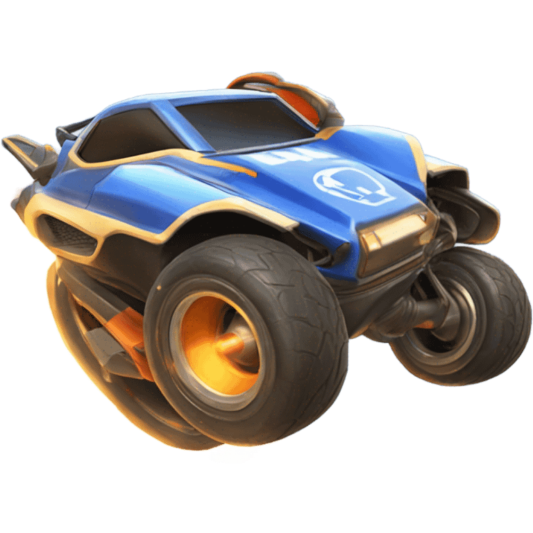 Rocket League car air rolling emoji