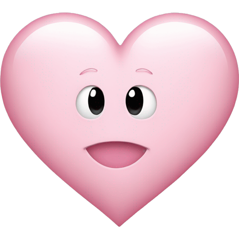 light pink heart emoji