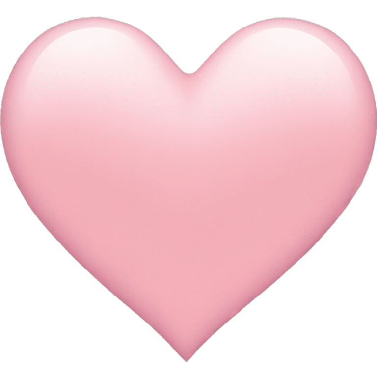 Light pink heart emoji