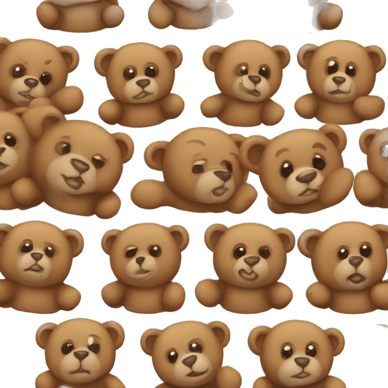 Teddy bears emoji