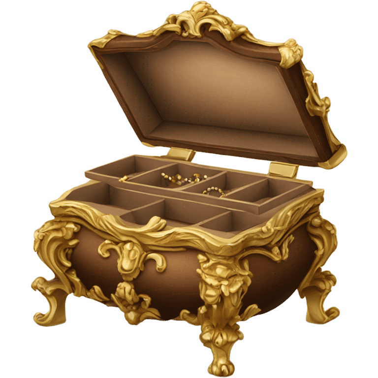 rococo brown jewelry box emoji