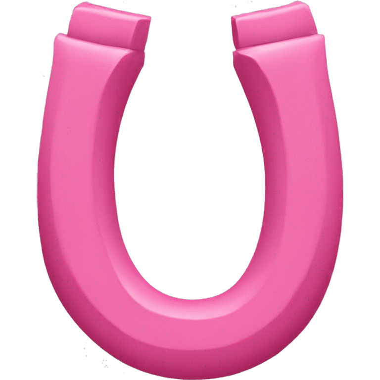 pink horseshoe  emoji