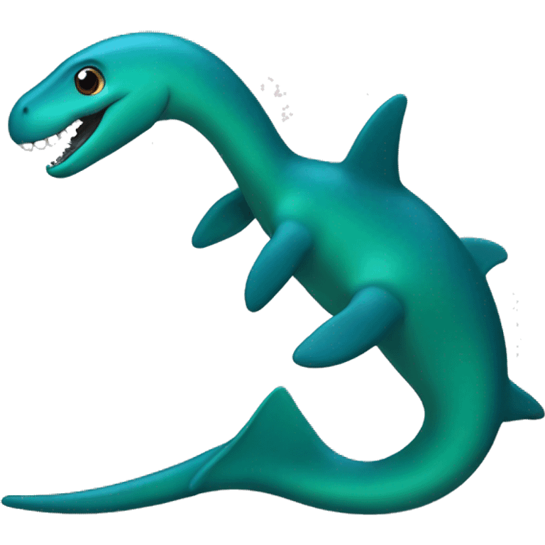 petrol color plesiosaur emoji