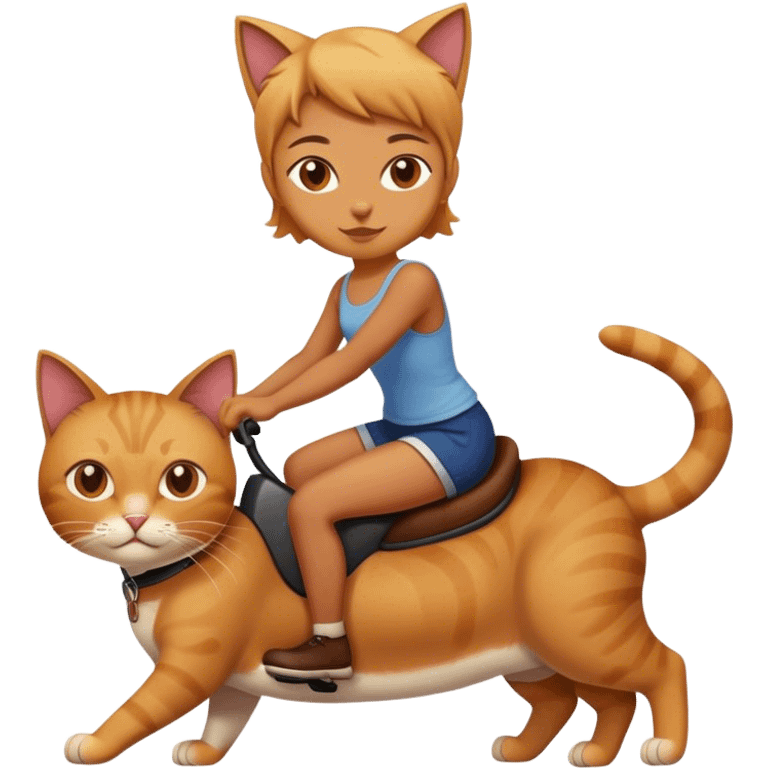 riding cat emoji