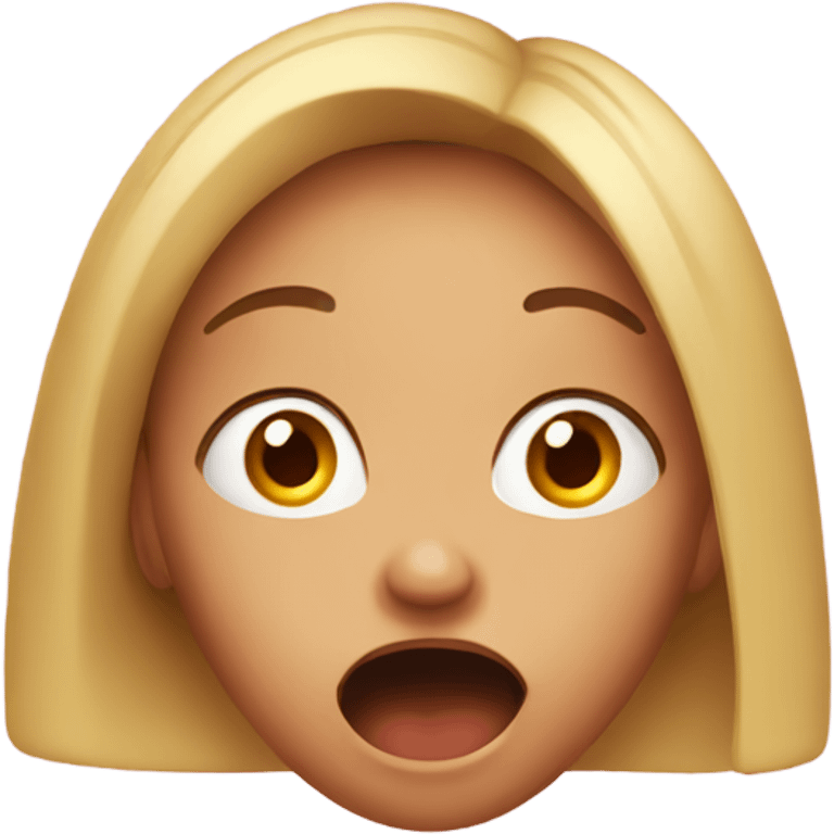 Shocked girl  emoji