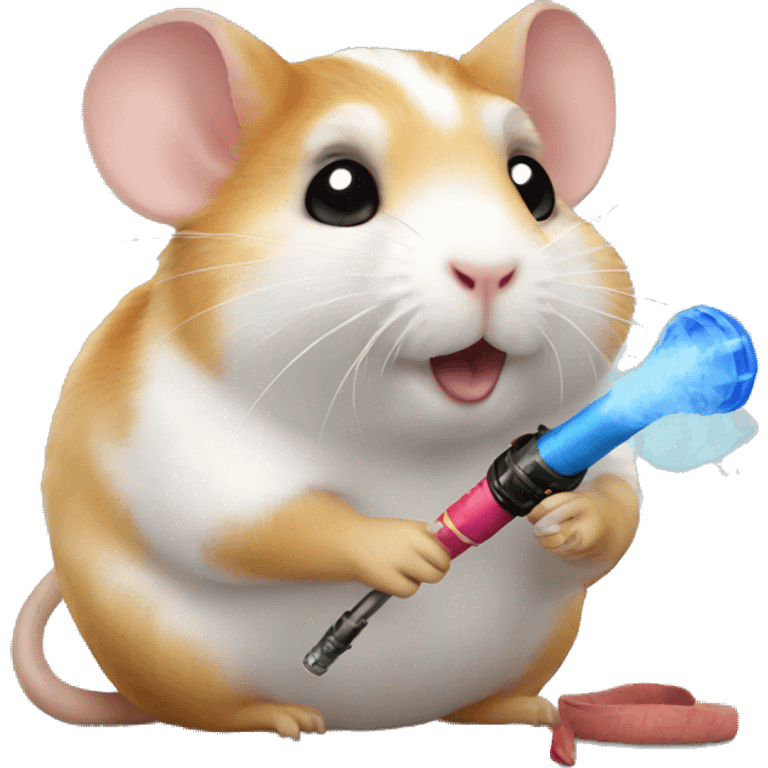 hamster with Hookah emoji