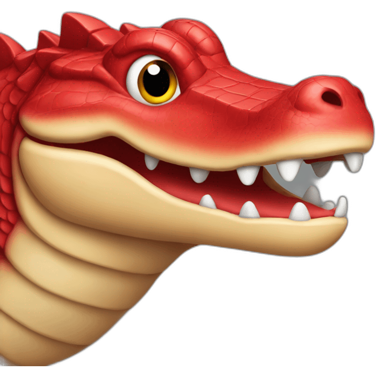 red gator emoji