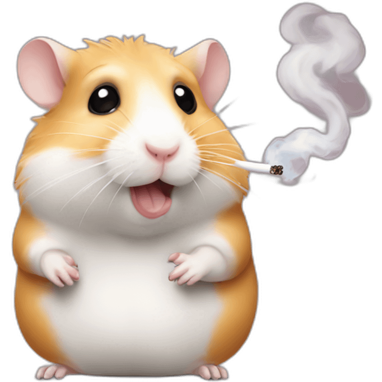 hamster smoking emoji