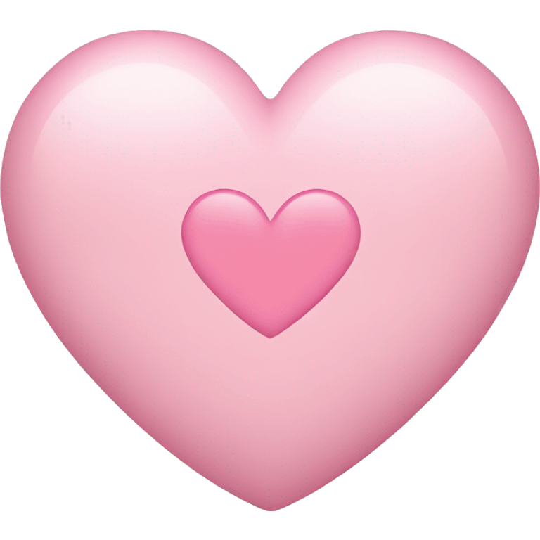 light pink heart  emoji