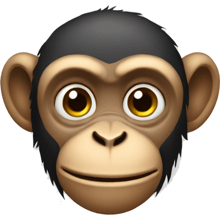 Wird monkey  emoji