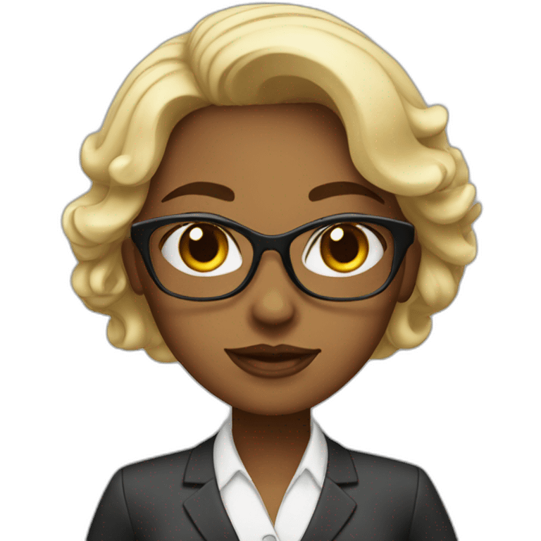 I am business girl emoji