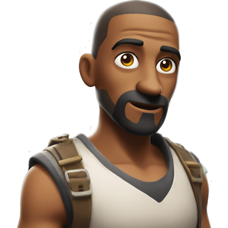 fortnite character with a quandale dingle nose emoji