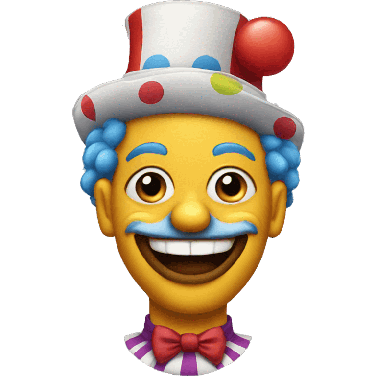 Circus clown emoji