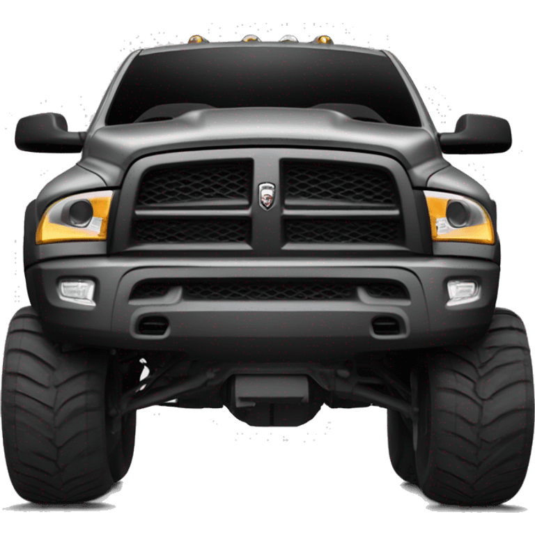 Dodge RAM 2025 hurricane twin turbo power dark gray emoji