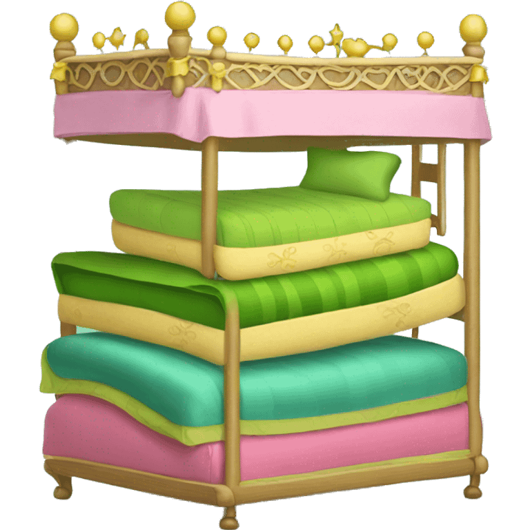 Princess and the pea emoji