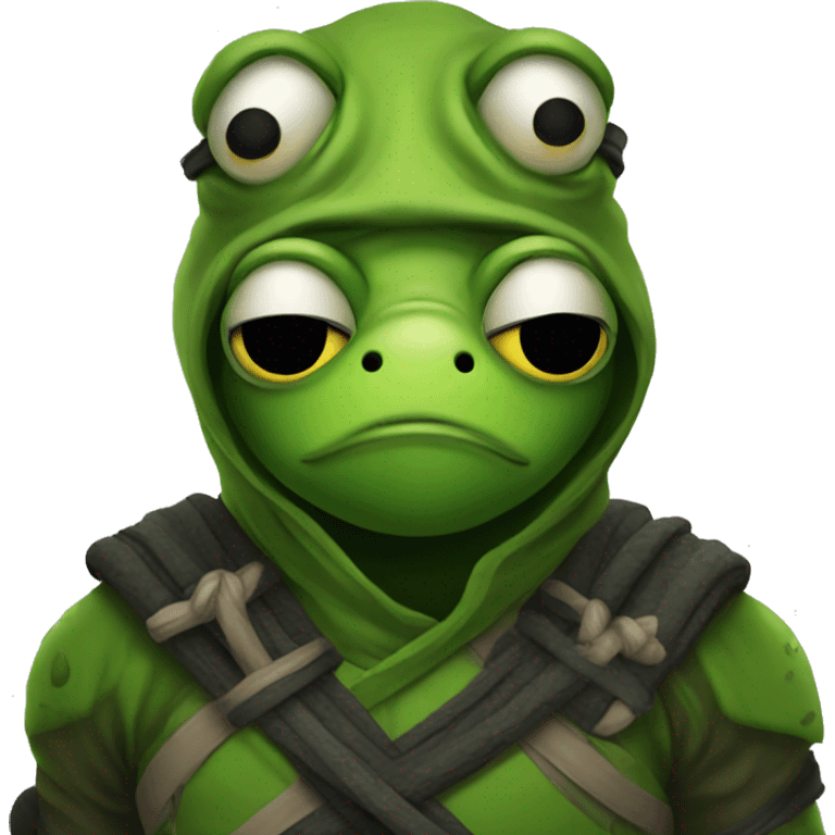 Frog ninja emoji