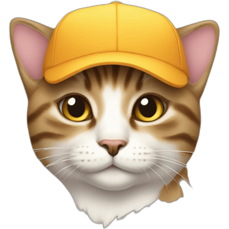 CAT WITH A CAP emoji