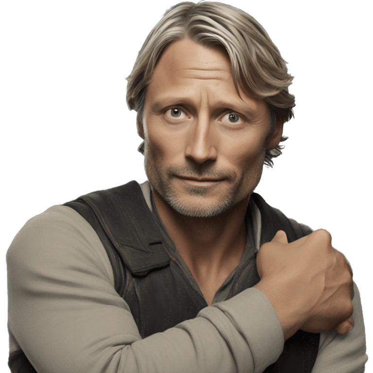 mads mikkelsen hugs me emoji