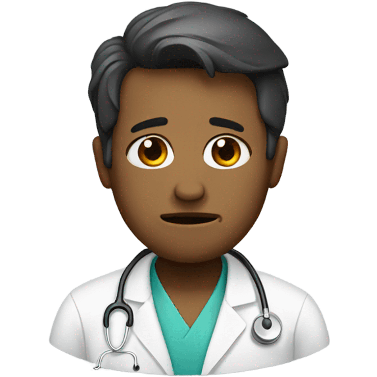 Crying doctor  emoji