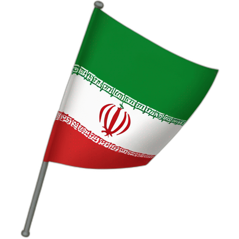 The flag of Iran during the Pahlavi period emoji