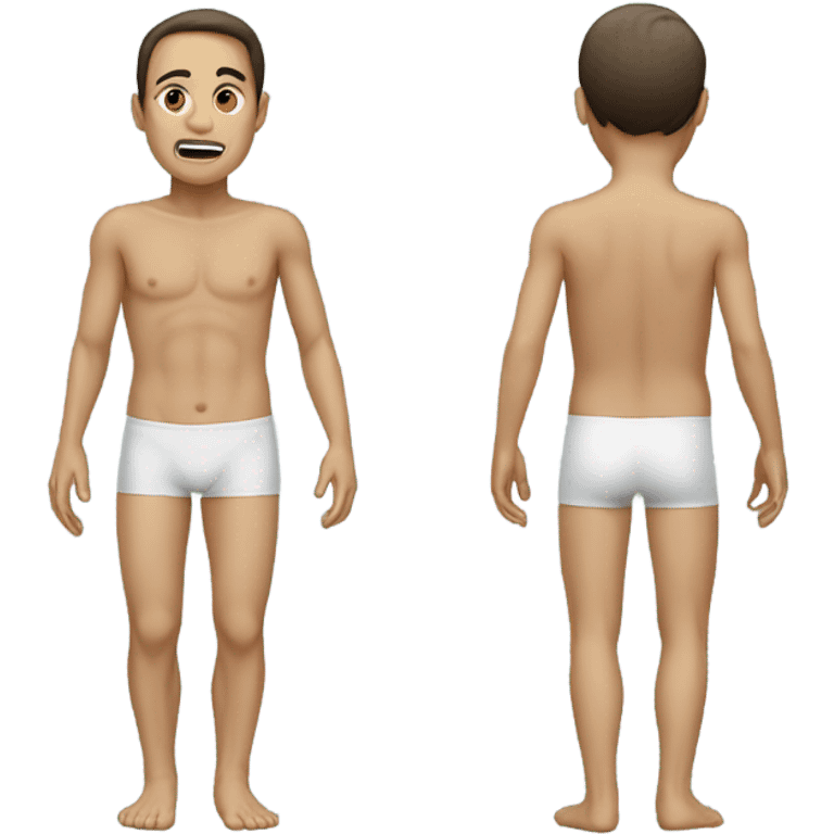 Head and feet swapped on body emoji